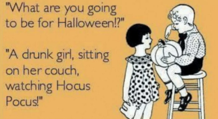Hocus Pocus Memes - drunk girl costume
