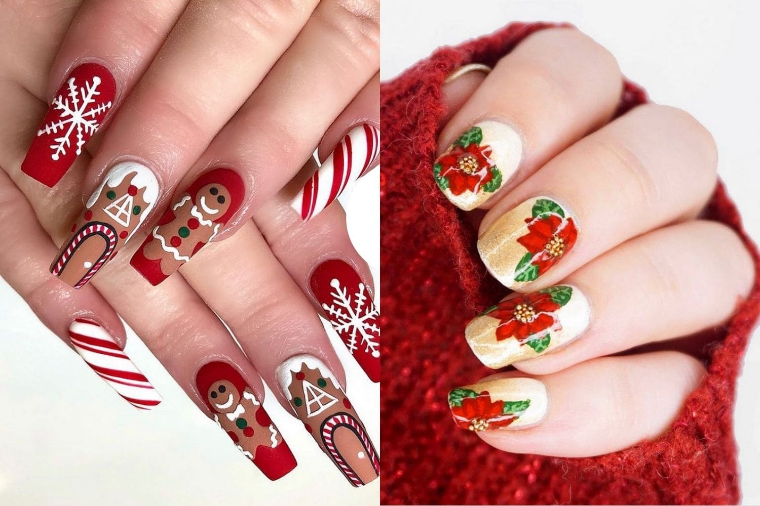21 Christmas Nail Designs to Spread the Holiday Cheer | Darcy