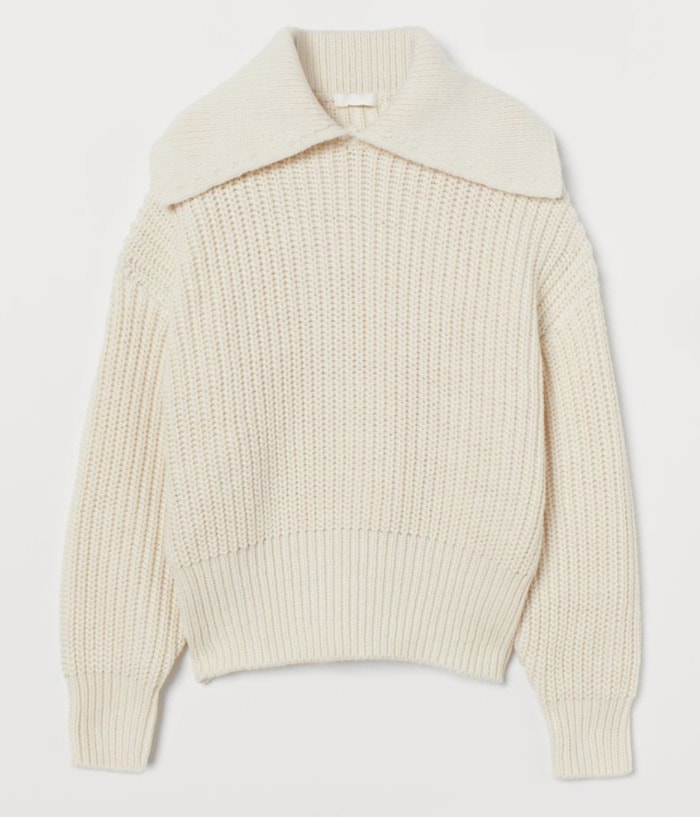 Fall Sweaters - H&M Collared Rib-Knit