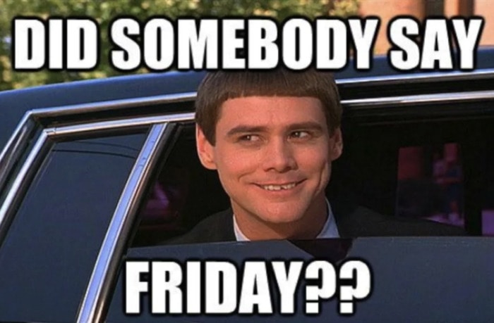 Friday Meme - did someone say