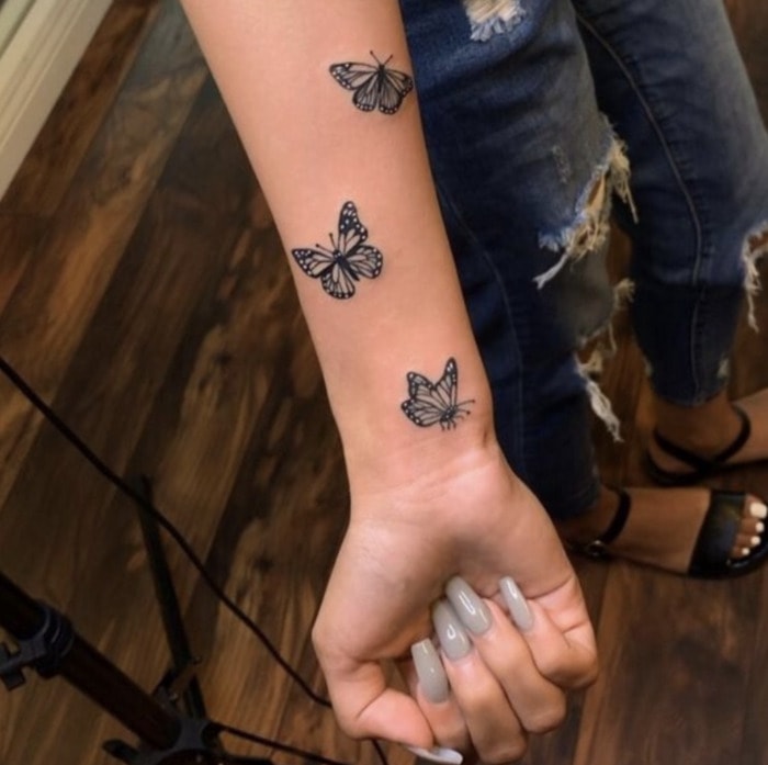 Small Tattoos - butterflies