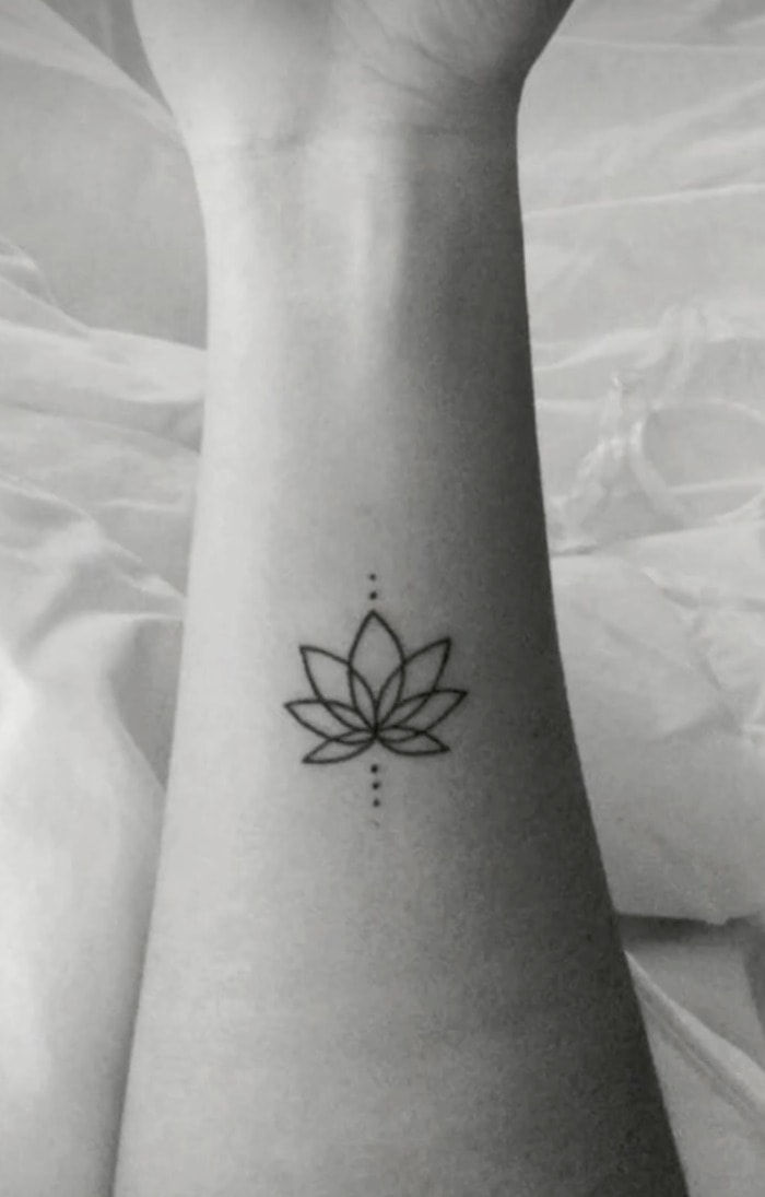 Small Tattoos - Lotus flower