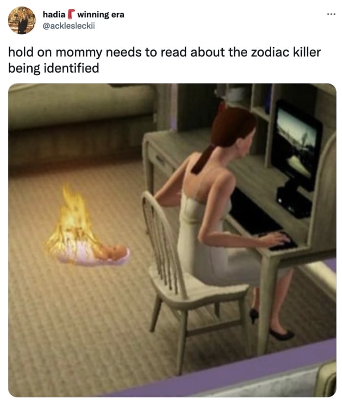 Zodiac Killer Tweets - Sims