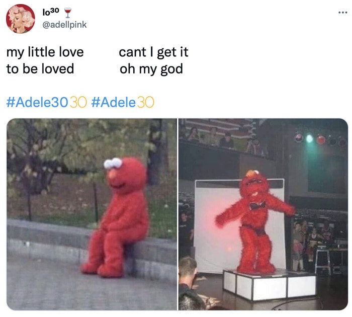 Adele 30 Memes and Tweets Reactions - my little love vs can i get it