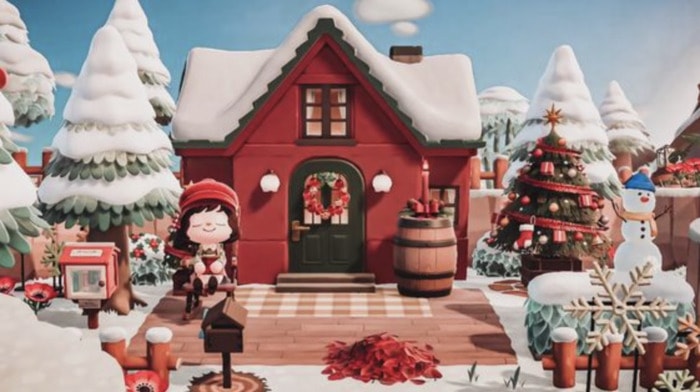 Animal Crossing Christmas Ideas - Red house