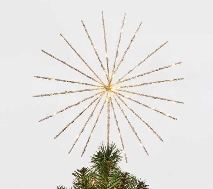 Target Christmas Decorations - lighted star tree topper