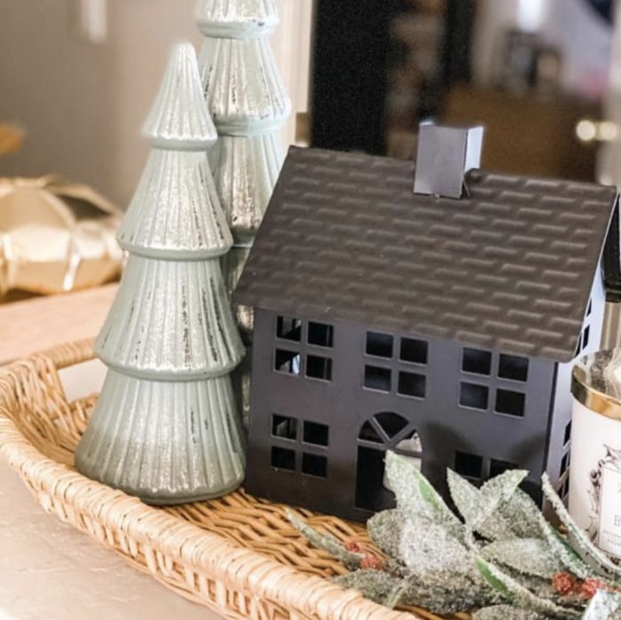 Target Christmas Decorations - metal houses village kit 