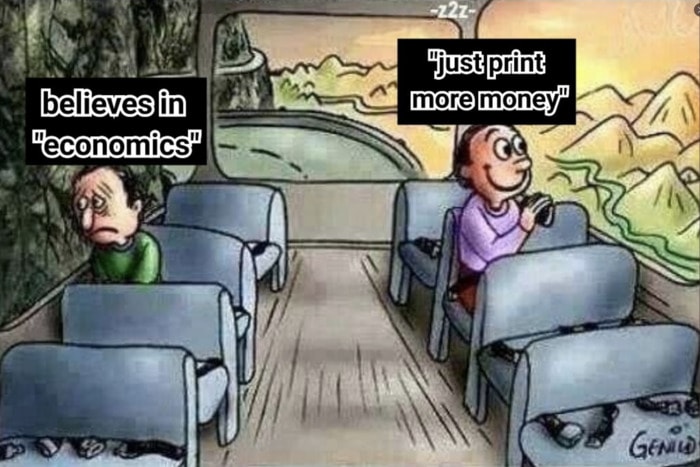 Two Guys on a Bus Meme - economics