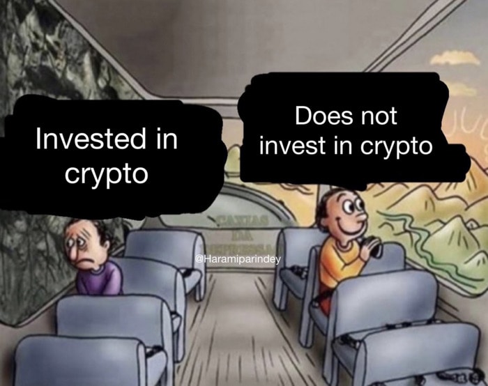 Two Guys on a Bus Meme - crypto