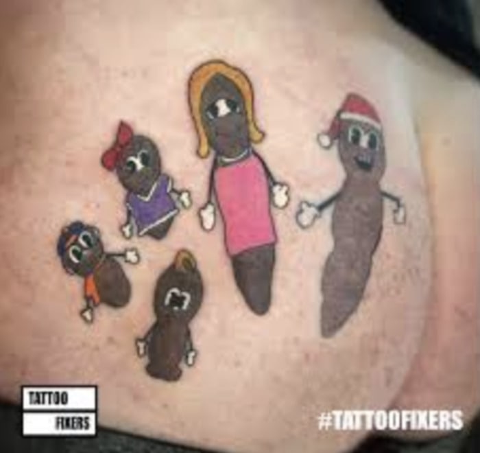 Bad Christmas Tattoos - Poop Tattoo 