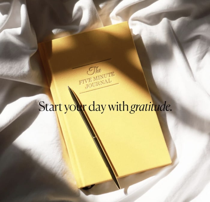 Capricorn Gifts - Five Minute Gratitude Journal