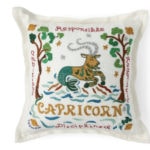 Capricorn Gifts - Embroidered Pillow