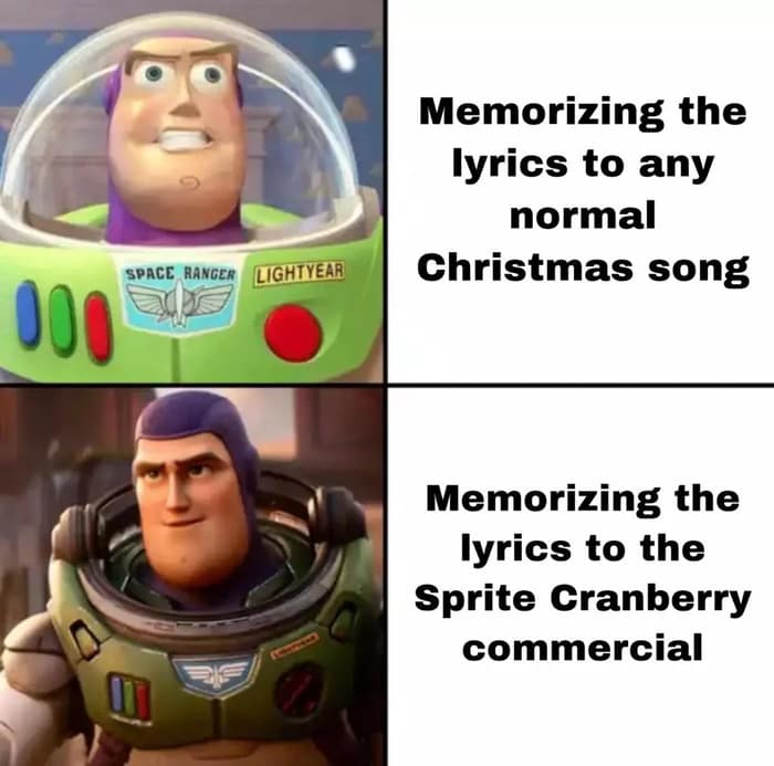 Christmas Memes - buzz lightyear christmas song