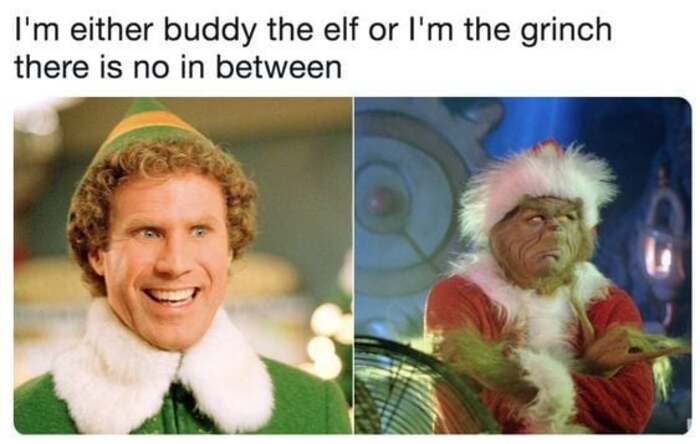 Christmas Memes - elf vs grinch