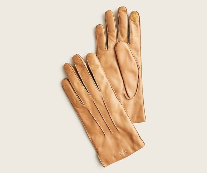 Gifts for Wife - J Crew Leather Cashmere Gloves