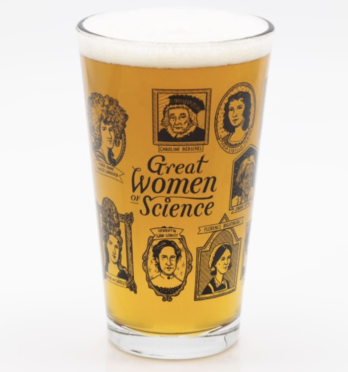 Gifts for Wife - Great Women of Science Pint Glass