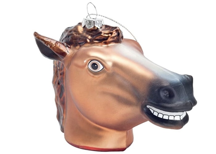 Ugly Christmas Ornament - horsehead