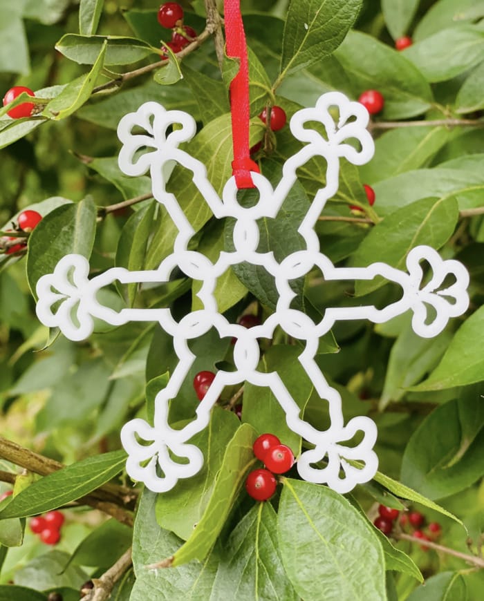 Ugly Christmas Ornament - Snowflake