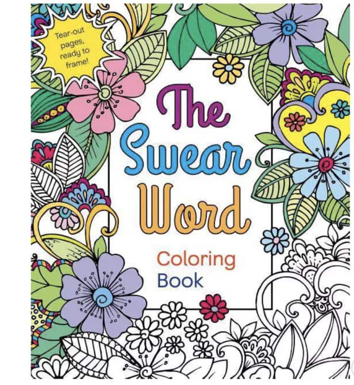 White Elephant Gift Ideas - swear word coloring book