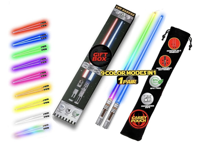 Best Stocking Stuffers for Men - lightsaber chopsticks