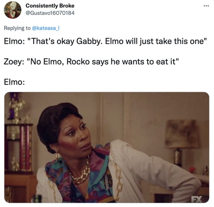 Elmo Rocco Memes - rocco wants to eat it