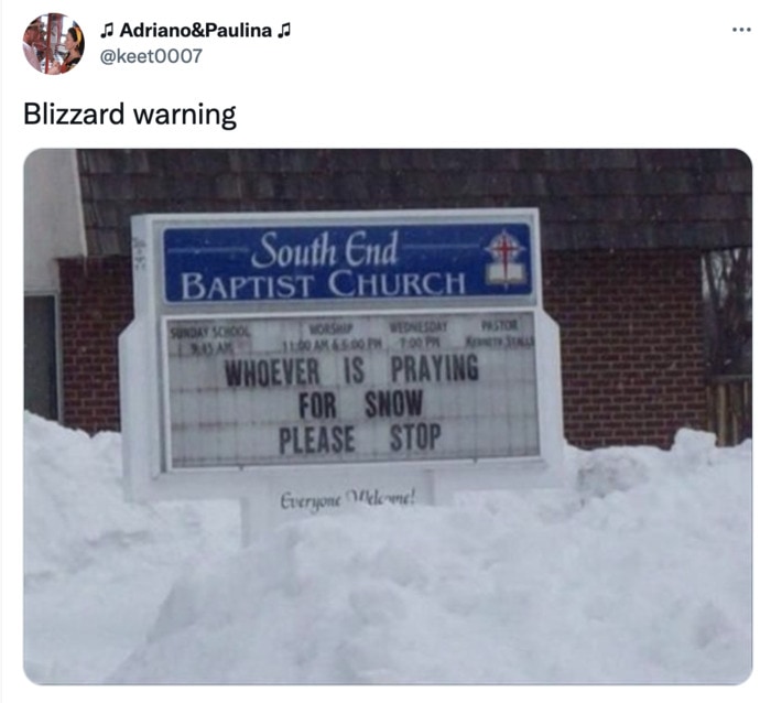 Funny Tweets Week - Blizzard