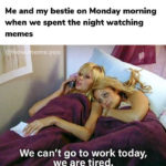 Monday Memes - stayed up looking at memes Paris and Nicole