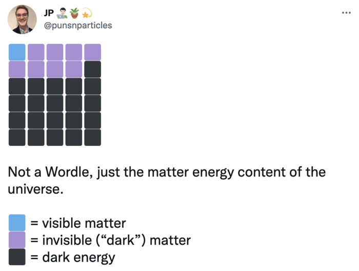 Not Wordle Memes - dark matter