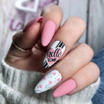 Valentine's Day Nail Designs 2022 - love letters