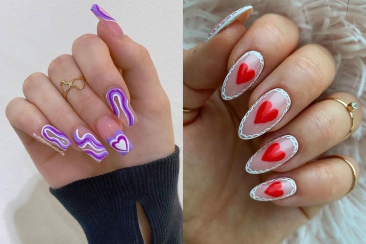 20 Valentine’s Day Nail Designs Sweeter Than Waxy Chocolate
