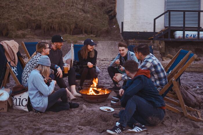 How to make friends as an adult - bonfire