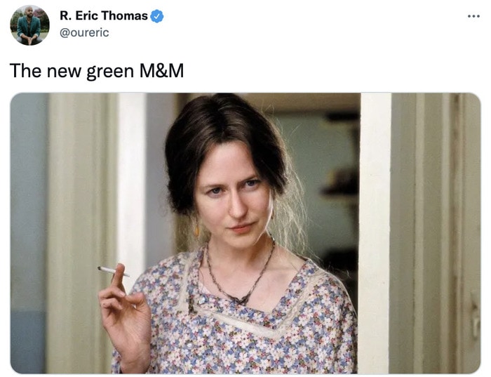 2022 Memes - Green M&Ms memes