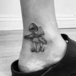 Ankle Tattoos - Mushroom Bunch