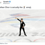 Beijing Olympics Tweets - Nathan Chen dance emoji