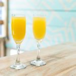 Best Champagne for Mimosas - pair of mimosas