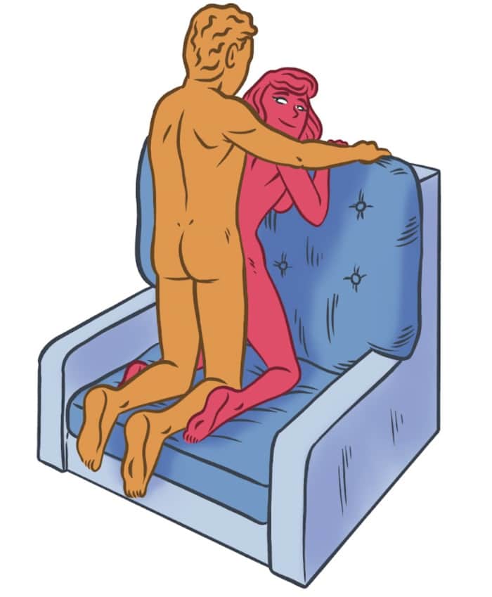 Couch Sex Positions - Peek a Boo