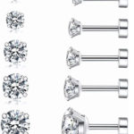 Helix Piercing Jewelry - Diamond Studs