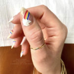 St Patricks Day Nails - Rainbow Nails