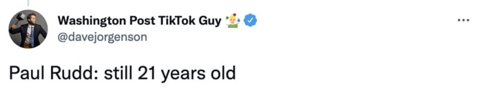 Super Bowl 2022 Memes Tweets - paul rudd 21 years old