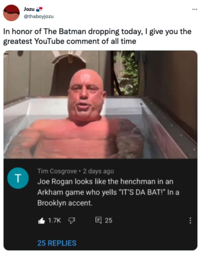 Batman Memes - Joe Rogan Arkham thug