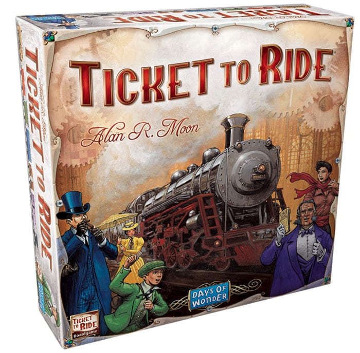 Board Games for Two People - Ticket to Ride