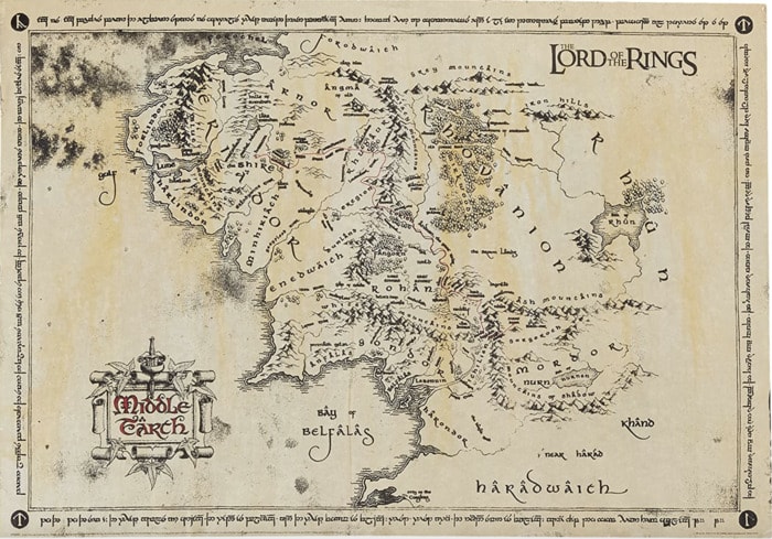 Fantasy Maps - Middle Earth