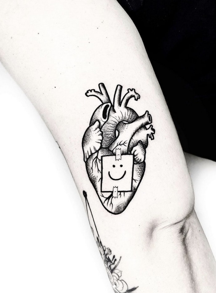 Funny Tattoos- broken heart