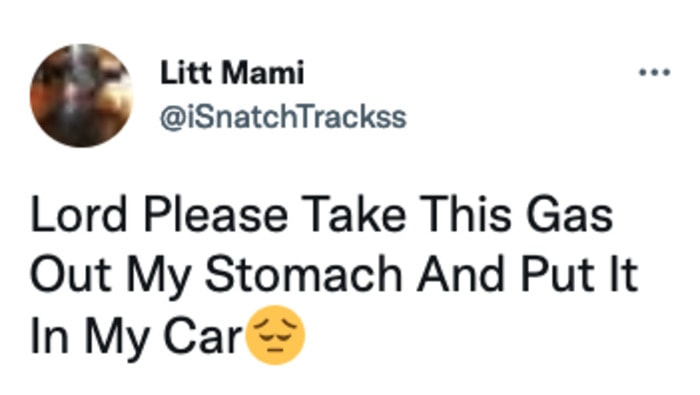 Gas Memes Tweets - stomach 