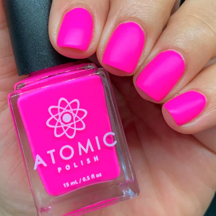Spring Nail Colors 2022 - Atomic Pastel Neon (Ne) Hot Pink
