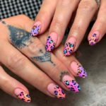 Spring Nails 2022 - colorful cheetah