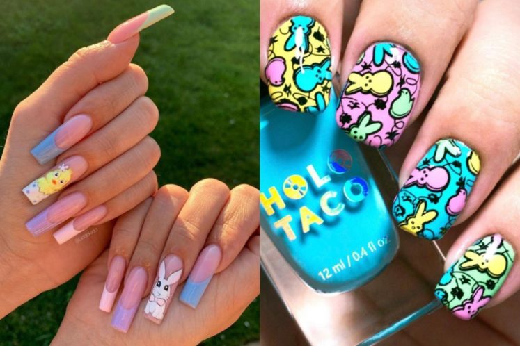 Easter Nails That’ll Look Great While You’re Biting the Head Off That Chocolate Bunny