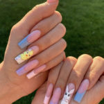Easter Nails - Long Accent Nails