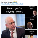 Elon Musk Twitter Memes - elon and bezos