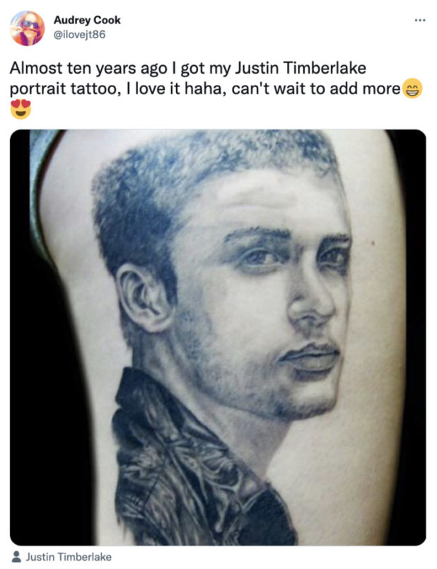 15 Justin Timberlake Tattoos Only for Super Fans Darcy